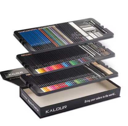 Colored Pencils Sketching | Watercolor| Drawing