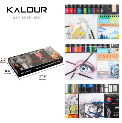 Colored Pencils Sketching | Watercolor| Drawing